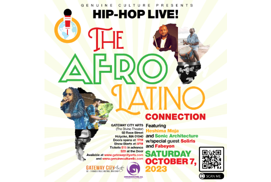 CANCELLED – Genuine Culture Presents: Hip Hop Live, The Afro-Latino Connection